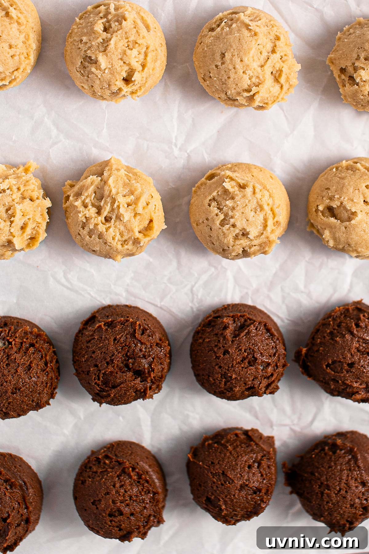Chocolate Marble Cookies Recipe: Soft Swirl Cookies for Any Occasion 11 Portion out dough