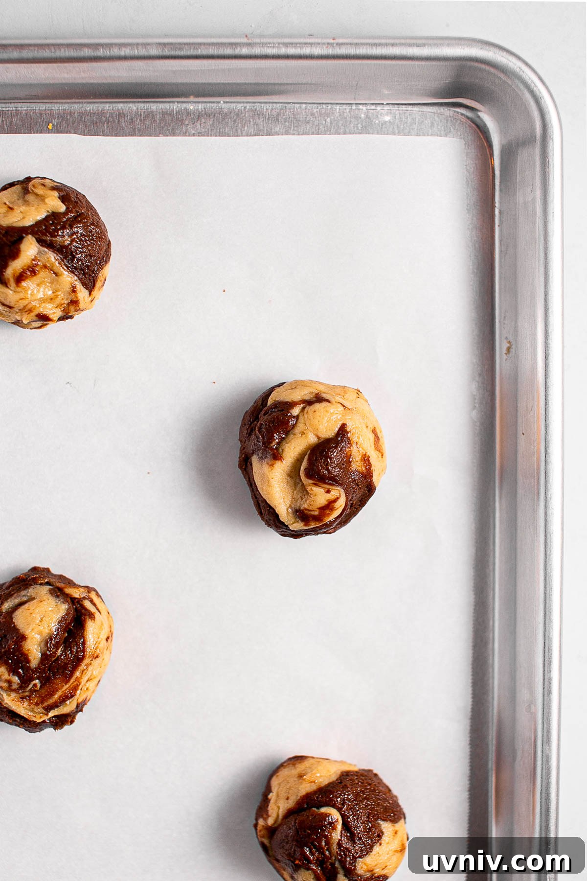 Chocolate Marble Cookies Recipe: Soft Swirl Cookies for Any Occasion 12 Roll together to swirl