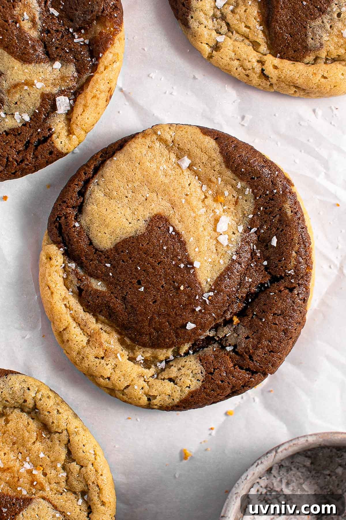 Chocolate Marble Cookies Recipe: Soft Swirl Cookies for Any Occasion 14 Cookies cooling on a rack