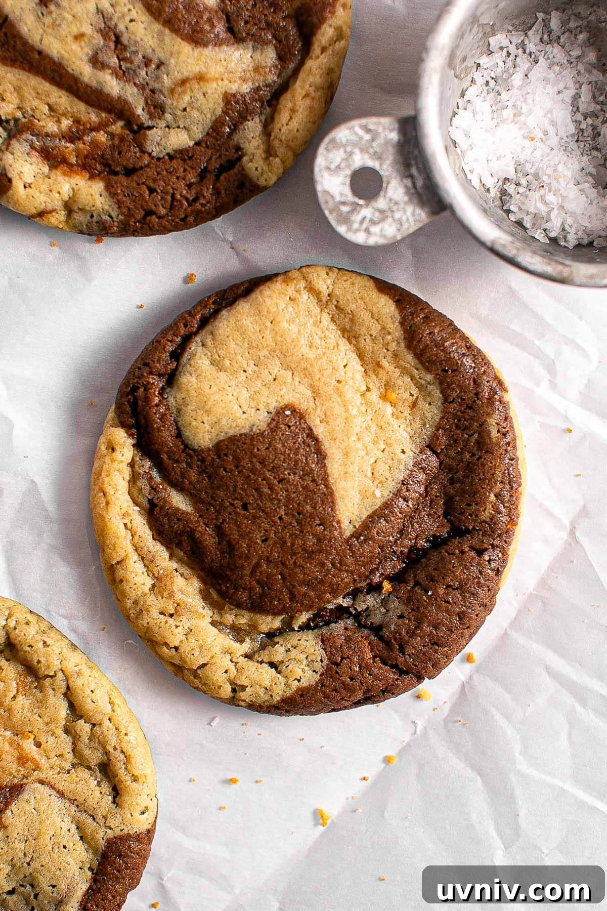 Chocolate Marble Cookies Recipe: Soft Swirl Cookies for Any Occasion 5 Portioned cookie dough balls