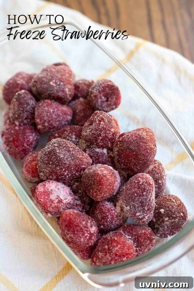 Freeze Strawberries Properly: Step-by-Step Guide for Fresh Flavor 2 fresh strawberries