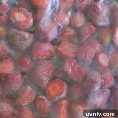 Freeze Strawberries Properly: Step-by-Step Guide for Fresh Flavor 13 strawberries frozen in a plastic bag