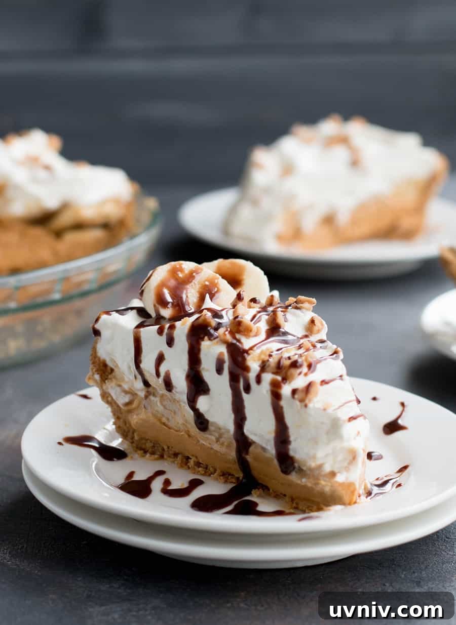 Classic Banoffee Cream Pie Recipe: Decadent Layered Dessert 2 Easy Banoffee Cream Pie pairs the short cut of dulce de leche with the twist of adding cream cheese. A drizzle of Nutella syrup takes it over the top!