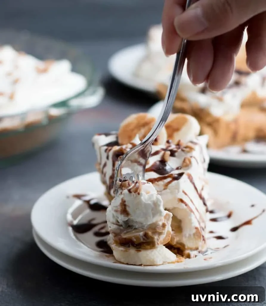 Classic Banoffee Cream Pie Recipe: Decadent Layered Dessert 8 Easy Banoffee Cream Pie pairs the short cut of dulce de leche with the twist of adding cream cheese. A drizzle of Nutella syrup takes it over the top!