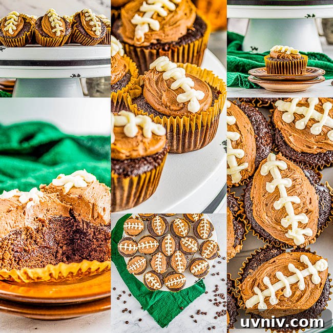 Chocolate Football Cupcakes: Game-Day Dessert Recipe 14 Chocolate Football Cupcakes
