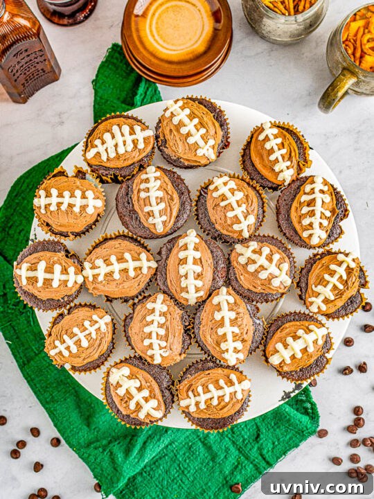Chocolate Football Cupcakes: Game-Day Dessert Recipe 20 Chocolate Football Cupcakes