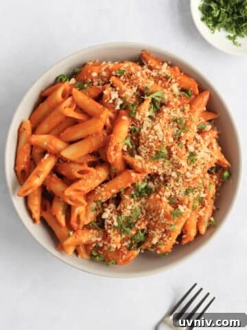 Vegan Creamy Tomato Pasta with Coconut Milk