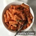 Spicy Rigatoni alla Carbonara — Copycat Restaurant Recipe 14 spicy rigatoni pasta in bowl