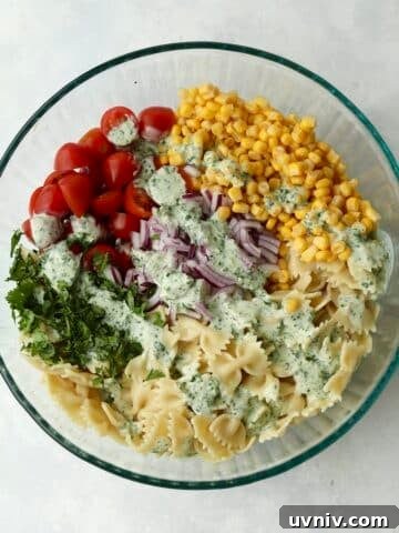 Cilantro Lime Pasta Salad
