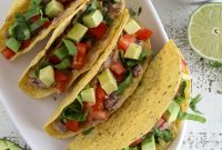 Smoky Vegan Refried Bean Tacos