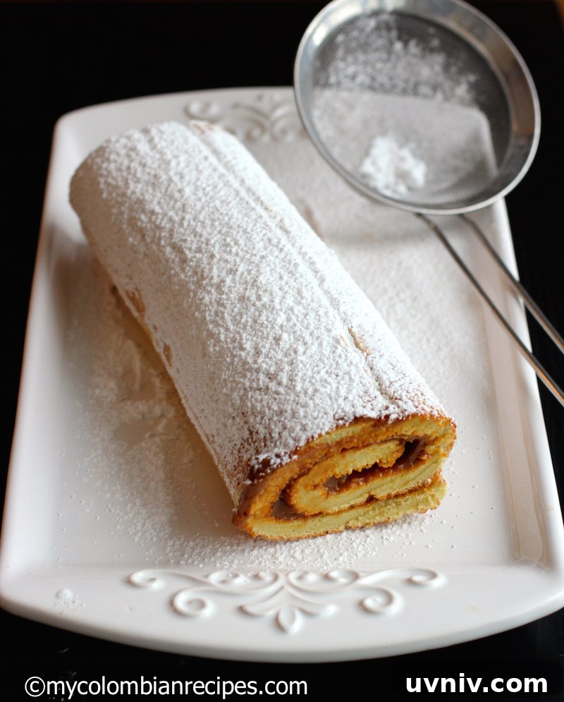 Dulce de Leche and Coconut Roll